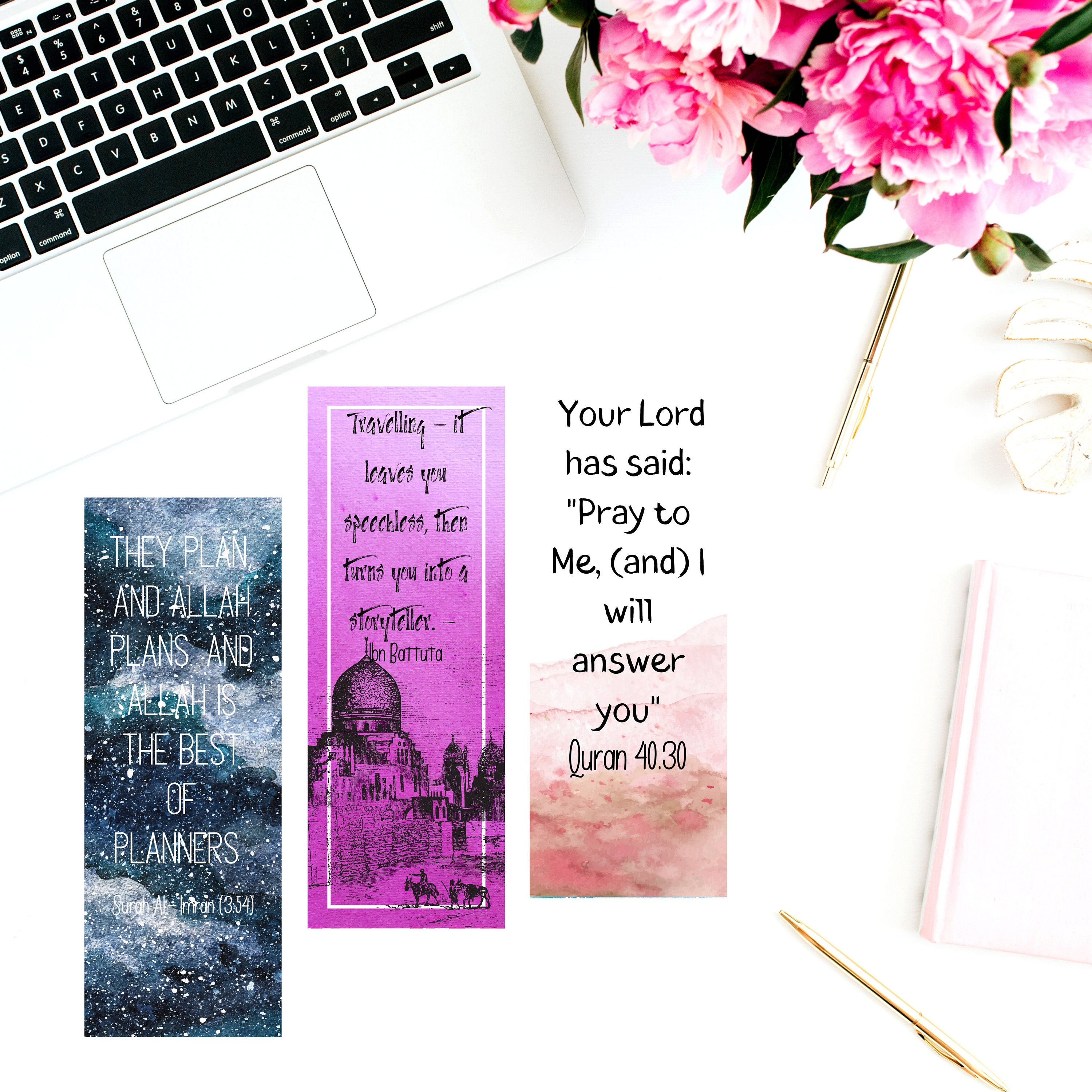 quran bookmarks islamic bookmarks arabic bookmarks islamic etsy