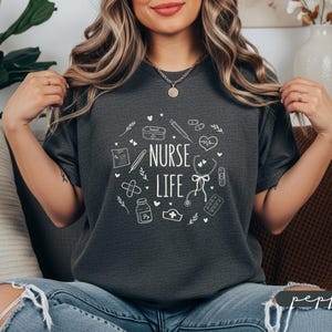 Comfort Colors Nurse Life Shirt, Cuteness Nurse Shirt, Cute Medical Shirt, School Nurse Appreciation Tshirt, RN Shirt, Nurse Student Gift