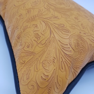 Mustard Filigree Jewel Tattoo Pillow