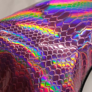 Holo Pink Viper Tattoo Pillow