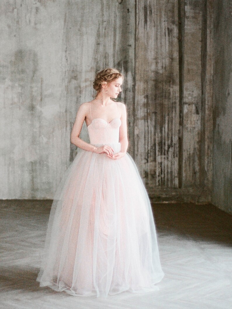 Princess Bride Dresses with Light Pink