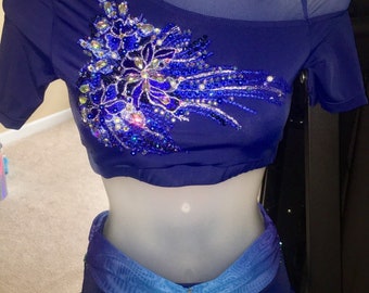 Blue Two-Piece, Child Large