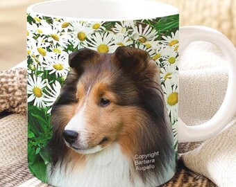 Sheltie Mug:  Ceramic 11oz & 15oz, Sheltie Lover Gift,