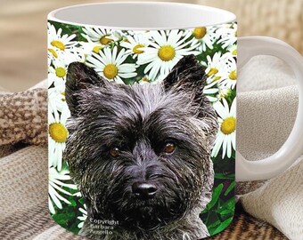 Cairn Terrier Mug: Ceramic 11oz & 15oz, Cairn Gift