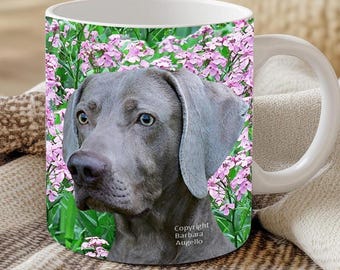 Weimaraner Mug: Ceramic 11oz & 15 oz, Weimaraner Lover Gift