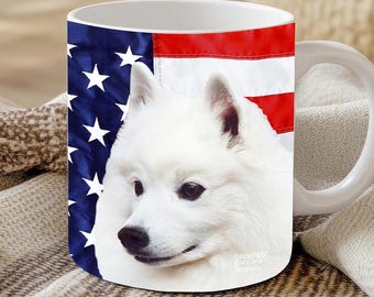 American Eskimo Dog Mug: Ceramic 11oz & 15 oz, Eskie Dog Lover Gift