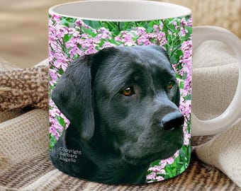 Black Lab Mug: Ceramic 11oz & 15oz, Labrador Lover Gift