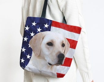 Yellow Lab Tote Bag, Yellow Lab Gift