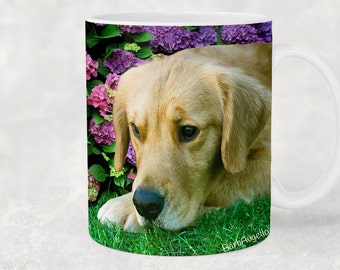 Golden Retriever Mug, Dog Coffee Mug, Golden Dog Lover Gift