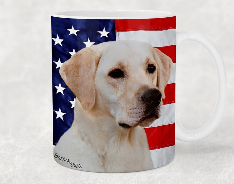 Yellow Lab Mug, Yellow Lab Gift image 1