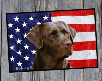 Chocolate Lab Door Mat, Chocolate Lab Gift, Chocolate Lab Floor Mat