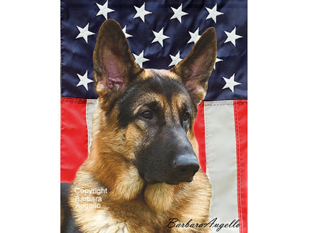 German Shepherd Flag, German Shepherd Gift Etsy