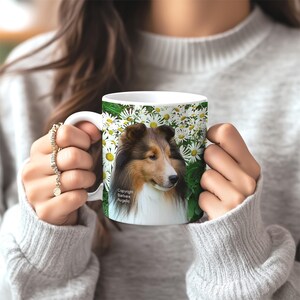 Sheltie Mug: Sable Sheltie Lover Gift, Ceramic 11oz & 15oz imagen 3