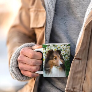 Sheltie Mug: Sable Sheltie Lover Gift, Ceramic 11oz & 15oz imagen 5