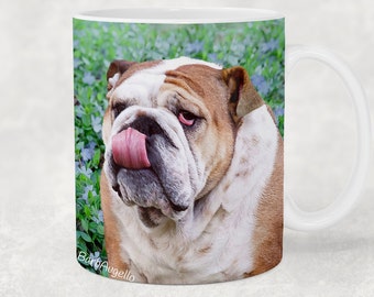 English Bulldog Mug, Bulldog Gift