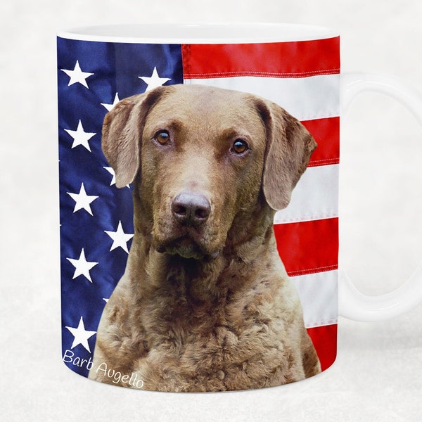 Chesapeake Bay Retriever Mug, Chessie Gift, Chessie Art