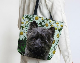 Cairn Terrier Tote Bag, Cairn Terrier Gift