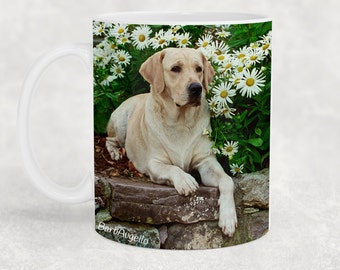 Yellow Lab Mug, Labrador Retriever Mug, Lab Gift, Personalized Labrador Retriever Mug