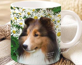 Sheltie Mug: Sable Sheltie Lover Gift, Ceramic 11oz & 15oz