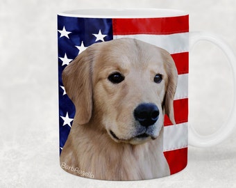 Golden Retriever Mug, Coffee Mug, Golden Retriever Lover Gift