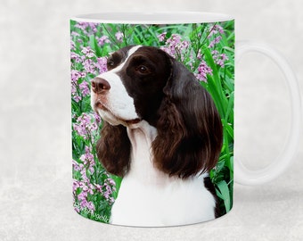 English Springer Spaniel Mug, English Springer Spaniel Gift, Springer Spaniel Art