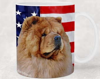 Chow Chow Dog Mug, Chow Chow Dog Gift, Chow Chow Dog Art