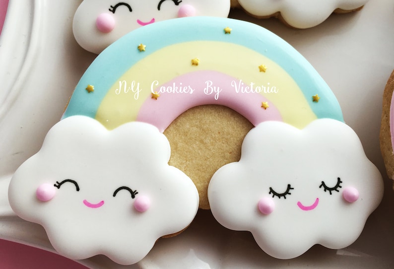 Cute Unicorn Baby Shower Cookies, Unicorn themed Birthday Cookies, Birthday Unicorn Themed Candy Table, Baby Shower Unicorn Cookies Favors image 10