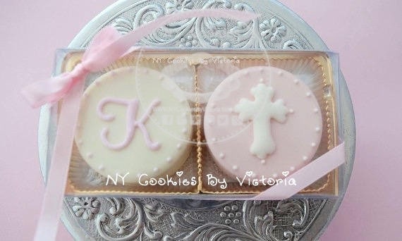 Christening Gift , Baptism Gift, Two Pack Chocolate Covered Oreos, Ch…