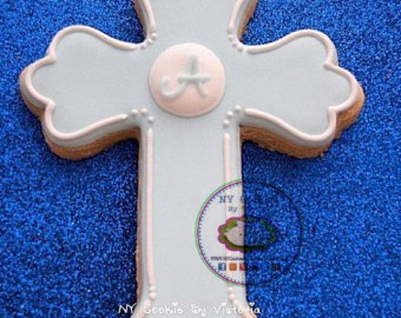 Baptism Cross Cookie Gift Christening Cookie Gift Custom Etsy