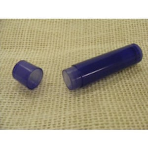 Empty 0.15 oz Lip balm, chapstick tubes and cap.