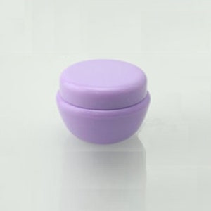 PurpleRound pot 5 ml lipgloss chapstick sample jar container