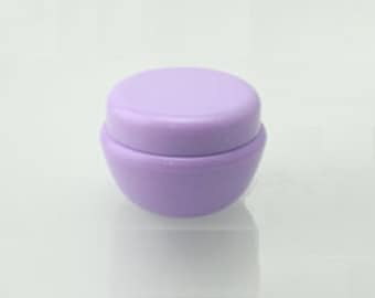 PurpleRound pot 5 ml lipgloss chapstick échantillon pot récipient