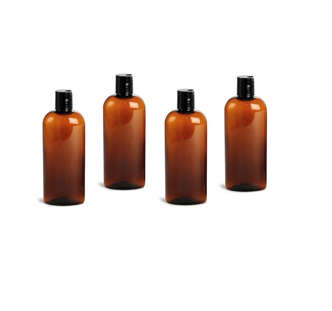 8 Oz Empty Bronze Bottle With Color Choice for Cap Etsy