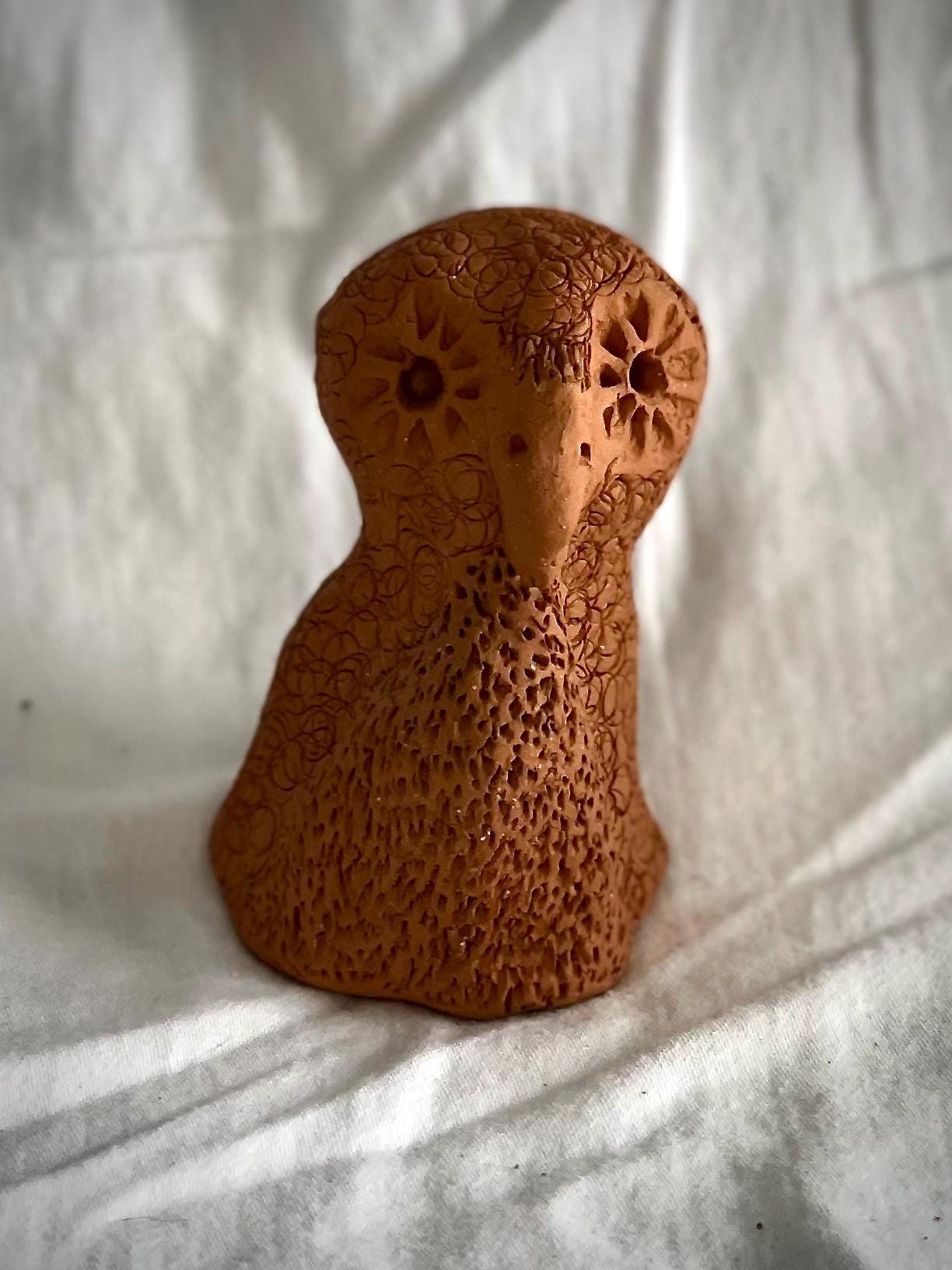 Handmade Clay Owl