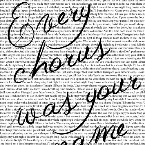 Avett Brothers laundry Room Script Lyrics Digital Etsy