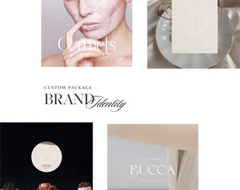 Elegant brand package, branding kit, custom logo suite, custom brand design, brand identity, brand package kit, custom branding, resto hotel