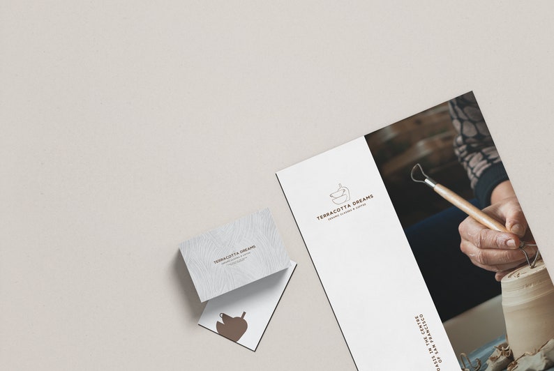 brand identity design, custom brand identity for ceramic brand, lifestyle brand identities