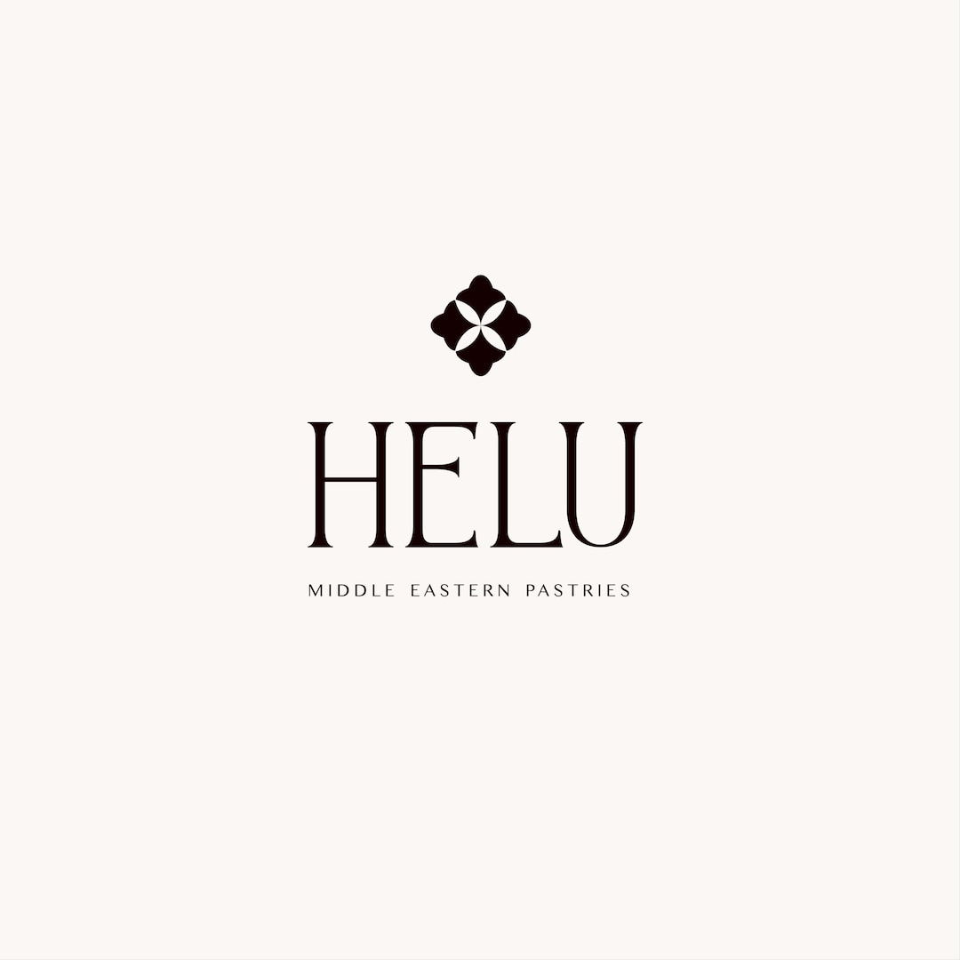 Arabic Logo, Premade Bakery Logo, Middle Eastern Cafe Logo