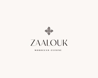 Food logo, premade logo set for restaurant, Moroccan bistro logo kit, hotel identity design, bakery identity