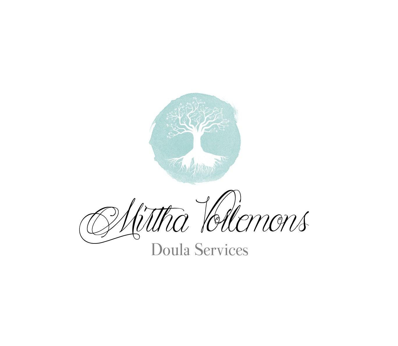 Vorgefertigte Doula Logo Doula Logo Hebamme Logo Leben Baum Etsy