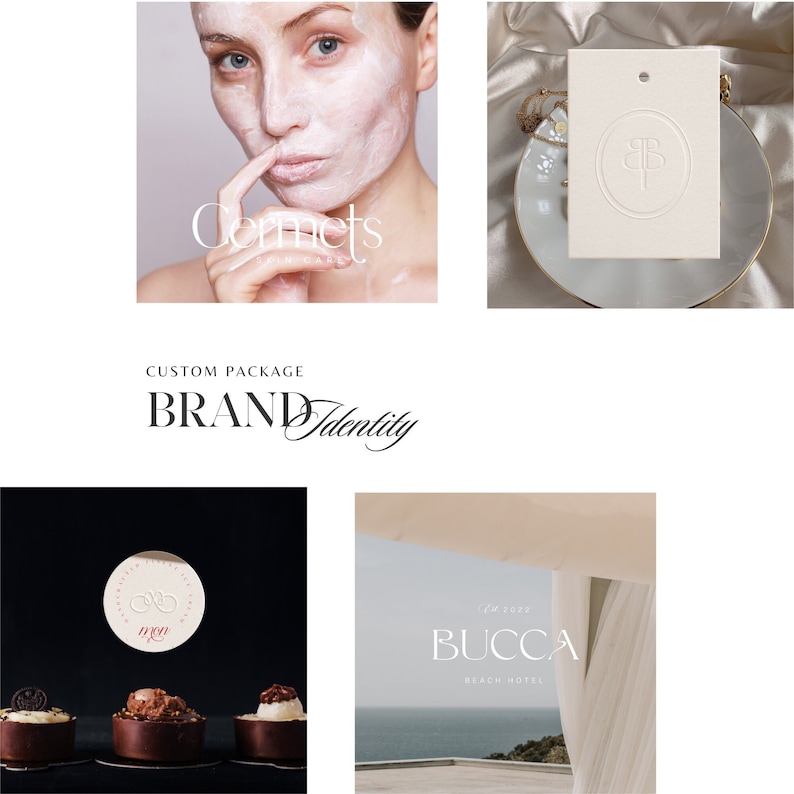 brand identity for restaurant, hotel, bar, bakery, coffee shop. Small business branding kit