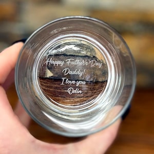 One Personalized Whiskey Glass, Tumblers, Groomsmen Glasses, Wedding Gift, Anniversary, Custom Glassware, Best Man, Husband, ManCave Barware