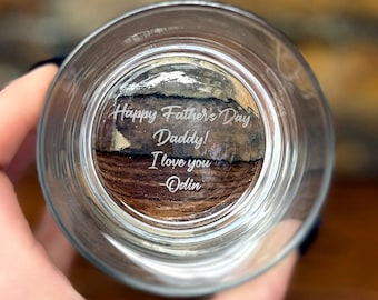 One Personalized Whiskey Glass, Tumblers, Groomsmen Glasses, Wedding Gift, Anniversary, Custom Glassware, Best Man, Husband, ManCave Barware