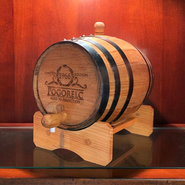 Tonneau de whisky en chêne personnalisé, cadeau de garçon d'honneur, garçon d'honneur, marié, cadeaux pour hommes, Noël, liqueur, anniversaire, fête des pères, articles de bar, bourbon