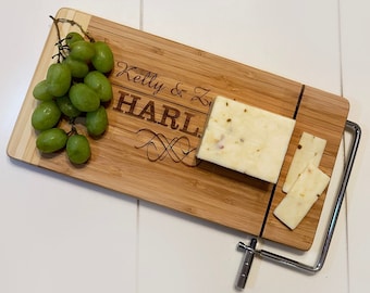 Personalized Cheese Cutting Board, Housewarming, Closing Gift, Realtor, Wedding, Bridal Shower, Mothers Day, Anniversary, Kitchen Decor