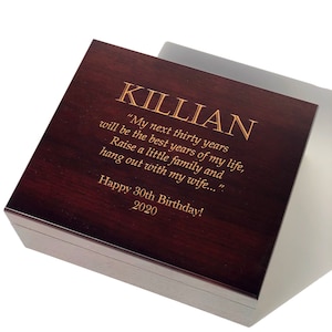 Humidor de puros de cedro personalizado, cita personalizada, regalos para hombres, padrinos de boda, esposo, día del padre, aniversario, cumpleaños, caja para tarjetas de boda