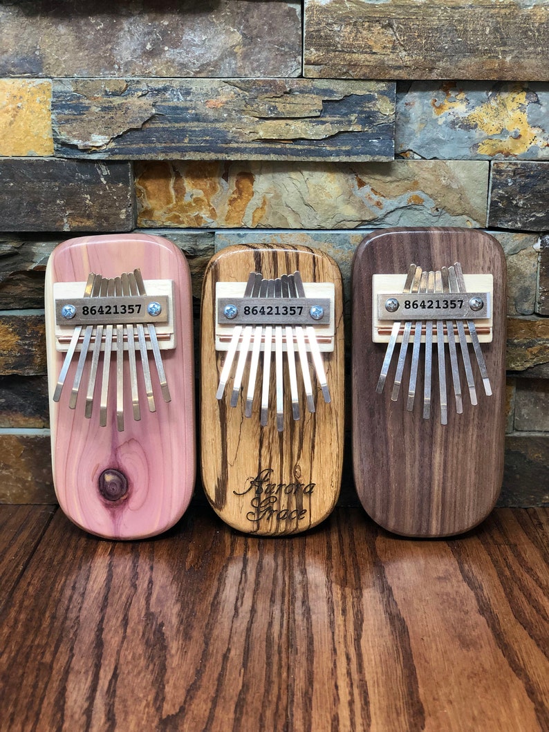 Personalized Kalimba, Gifts for kids, Thumb Piano, Music, Ring Bearer Gift, Instrument Christmas image 6