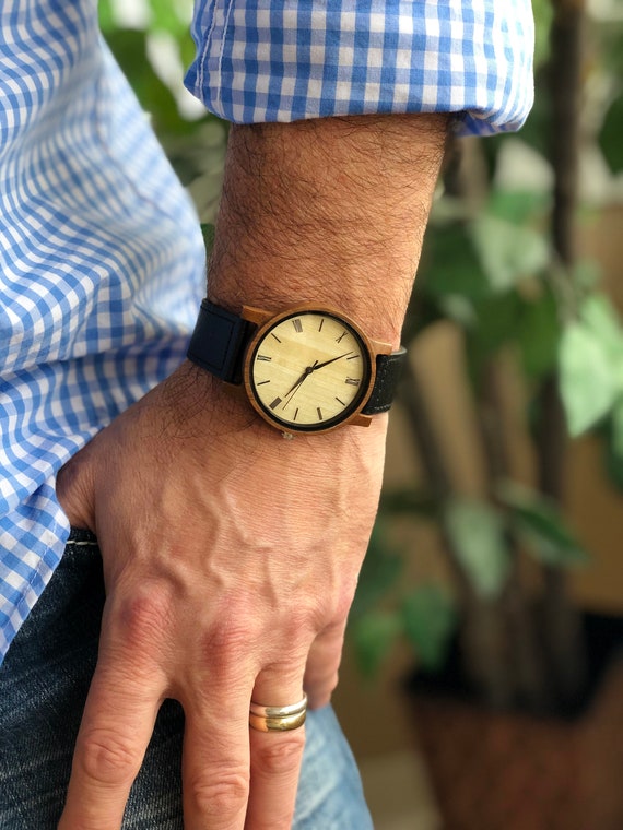 Orologio da polso in legno personalizzato con cinturino in | Etsy Italia