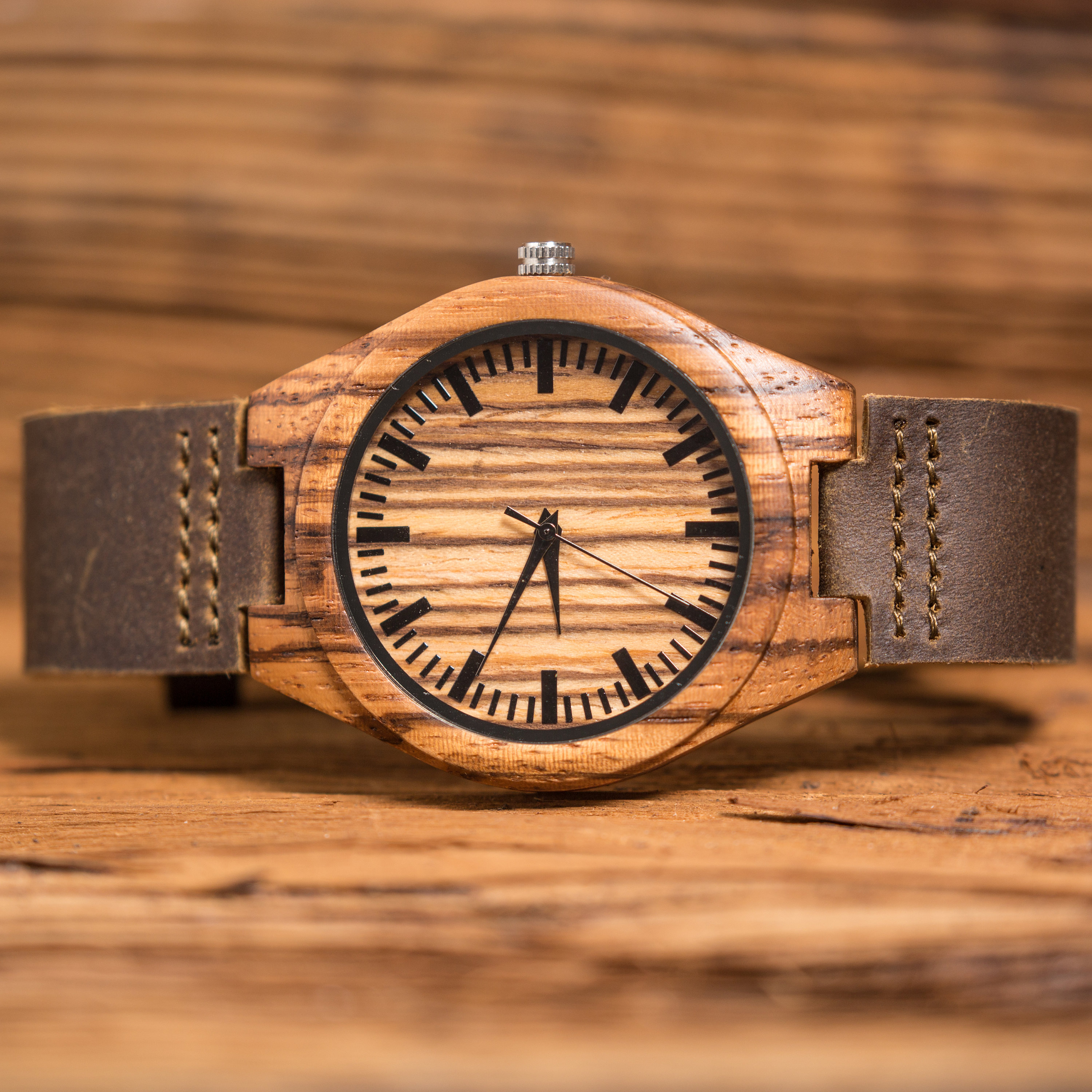 Leather Hardwood Watch Buy Men Watch Leather,wooden Watch