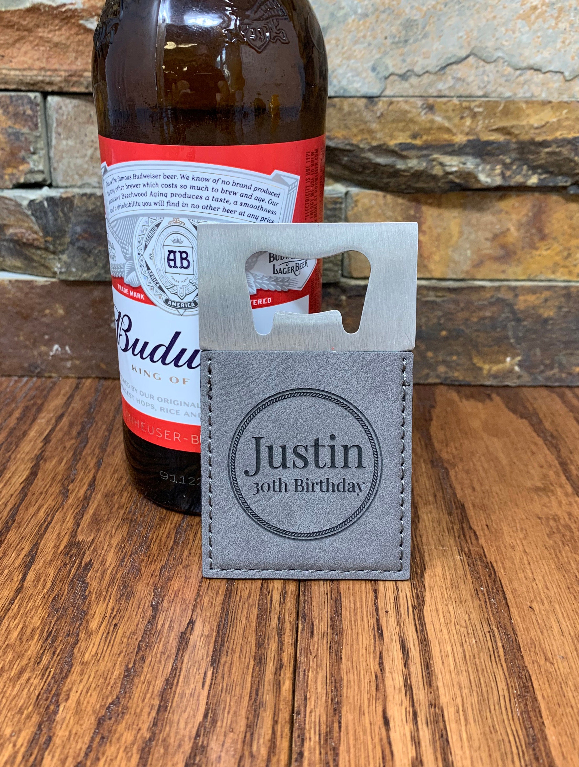 Personalized Bottle Openers Made of Stainless Steel Engraved Etsy